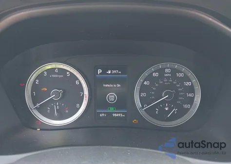 2018 Hyundai Sonata Sel+ z USA, uszkodzony, nr VIN 5NPE34AF4JH714290